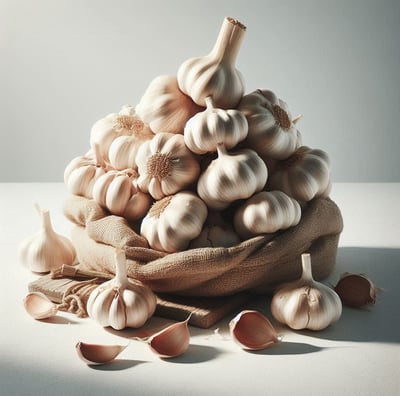 Garlic for international export from India