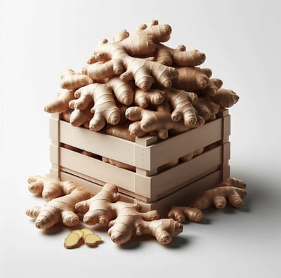 Ginger for international export from India