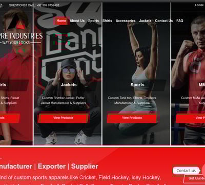 Sportswear & Casual Wear Website