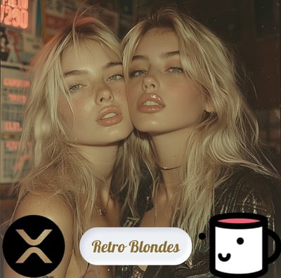 Step back in time with the Retro Blondes Collection, featuring stunning AI-generated blondes exuding