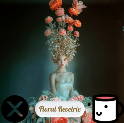 Welcome to Floral Reverie: Blooming Ethereals, an enchanting series of 1/1 NFTs on the XRP Ledger, w
