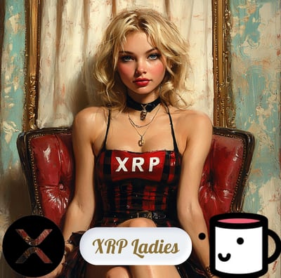 Stunning women in corsets and leather, clutching crypto hourglasses that mark the sands of time, pat