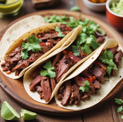 A Mexican-style restaurant with a red tile roof is situated next to a parking lot with several cars parked. The sign outside displays the restaurant's name and mentions margaritas to go. Surrounding the area are trees and bushes with a clear blue sky in the background.