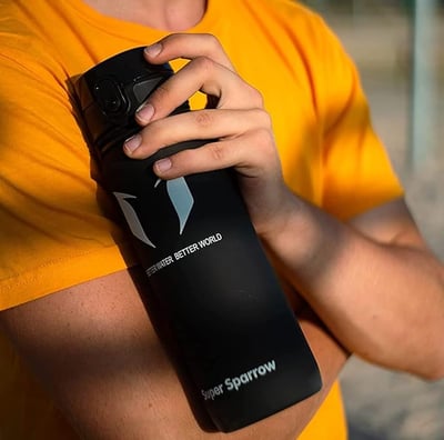 Super Sparrow Botella de Agua Deportiva -350ml & 500ml & 750ml & 1000ml - Sin BPA