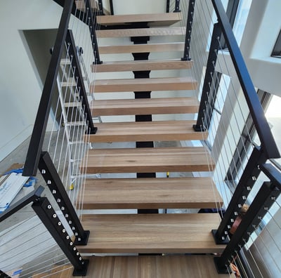 Installed this beautiful stair system.