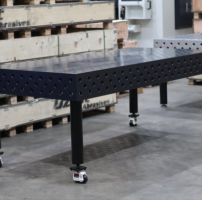 a nitrided welding table