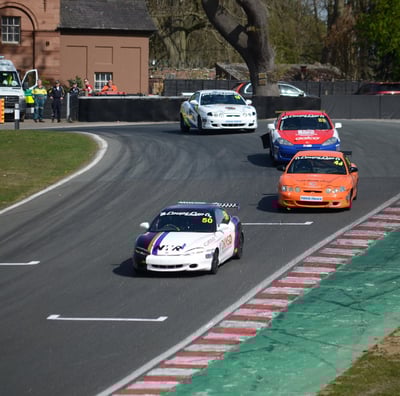 Nathan Williams Racing leading the pack in the OT Coupe Cup at Oulton Park 2025