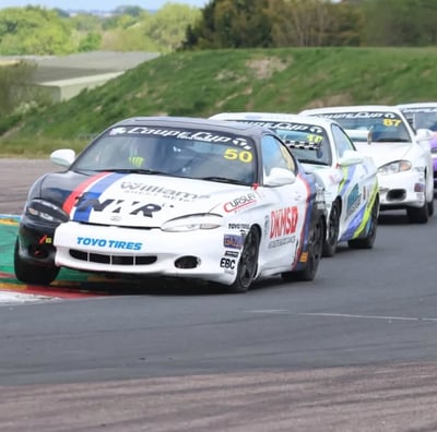 Nathan Williams Racing Leading the pack at in the OT Coupe Cup at Thruxton 2025