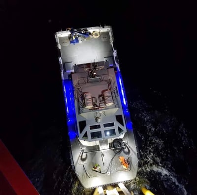 Boat in the north sea