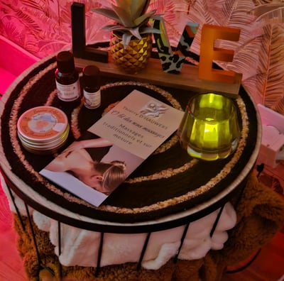 décoration pièce massage
