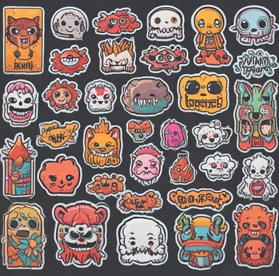 A creative studio space featuring a letterpress and linoprint workshop with printed artworks and tools. Posters with inspirational messages are suspended from the ceiling. A well-organized, artistic workspace with a wooden type cabinet and various paper materials. The room is bright and airy, with a window providing natural light.