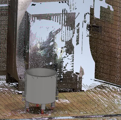 Solidificado de modelo 3d a partir de nube de puntos
