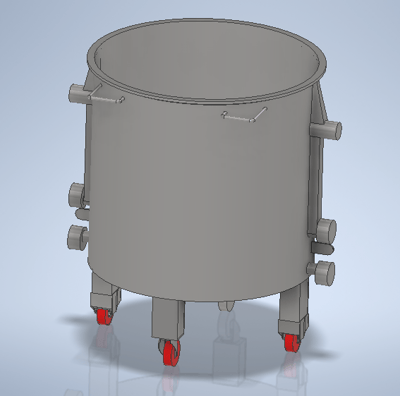 Artesa modelada a partir de escaneo 3D