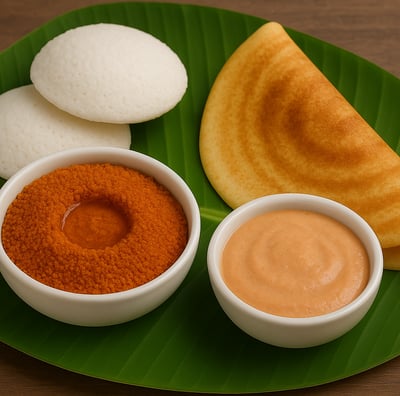 Fluffy idlis and crispy dosas makes your day healthy and energetic