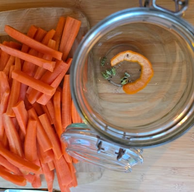 fermented carrots orange cardamom
