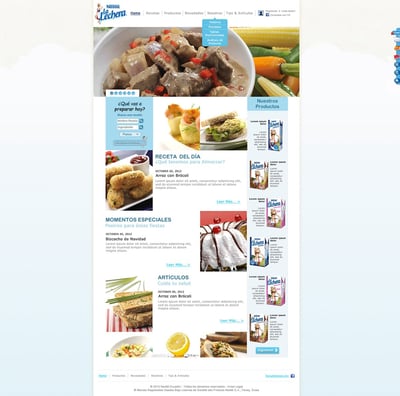 Diseño Web - La Lechera -  Ecuador