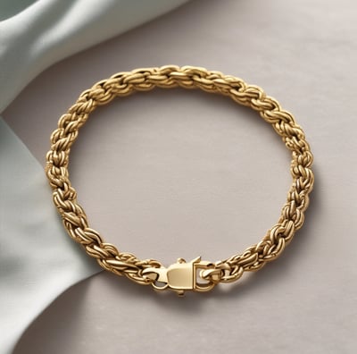 A gold ring with four embedded diamonds. The diamonds are arranged with one heart-shaped stone surrounded by three rectangular stones, aligning vertically. The gold band has a smooth, matte finish.