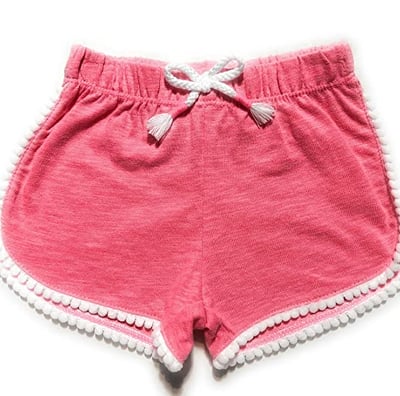 Polycotton Pink Shorts Tirupur