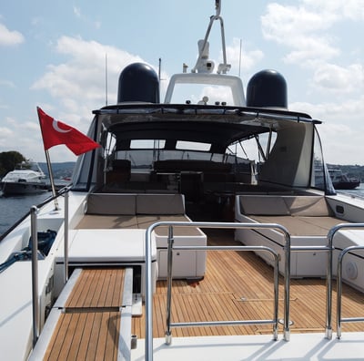 yacht outdoor design and sunbathing cushion