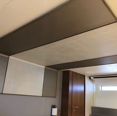yacht decoration yacht paneling and leather upholstery