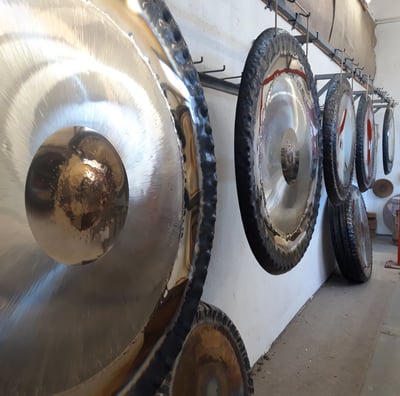 Nahaufnahme Gongs