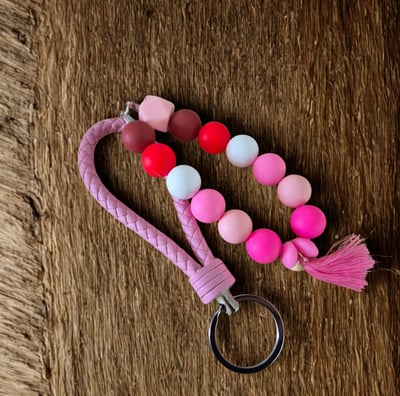 a key chain with a keychain and a key chain