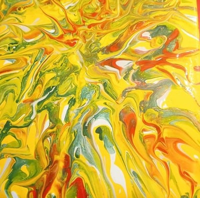 Le souffle du Dragon - Peinture acrylique - 2024