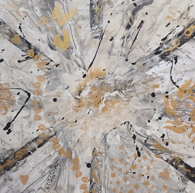 Connexion Solaire - 100€ - Peinture acrylique 60X80 - 2024
