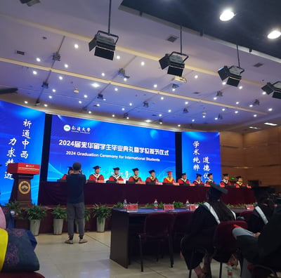 Graduation of International Students in Chinese University 