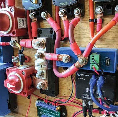 Voorbeeld bekabeling camper elektra