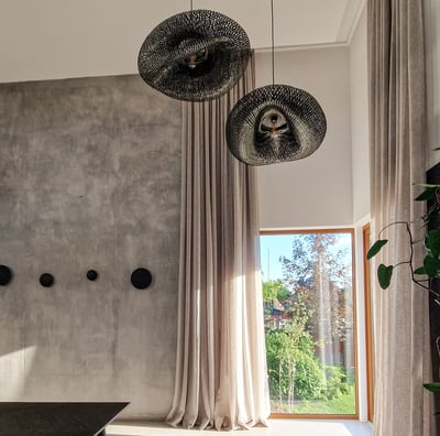 užuolaidos keramikos studijoje