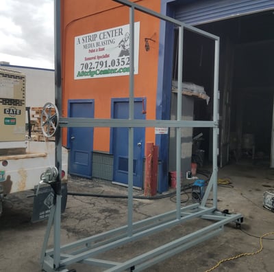 Fabrication of Custom Rolling Billboard Frame