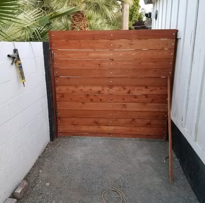 Fabrication and Installation of Western Cedar Gate