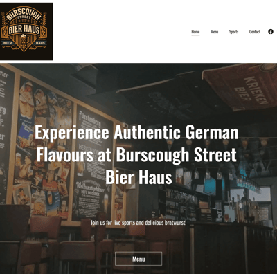 Bier Haus website