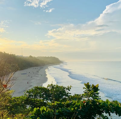 Sunset at Kovalam Beach, Kerala’s top coastal destination