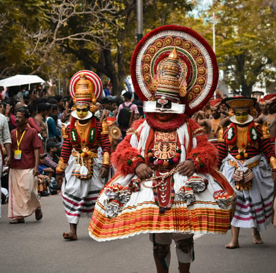 Kathakali performance – Traditional dance of Kerala