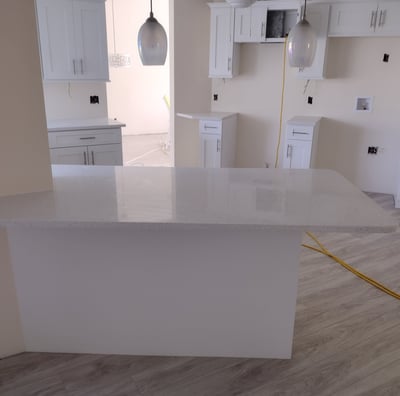 Kitchen Cabinets and LVT Flooring