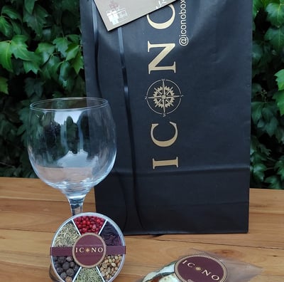 ICONO BAG bolsas elegantes con Regalos ICONO para GinTonic, cocteles o infusiones