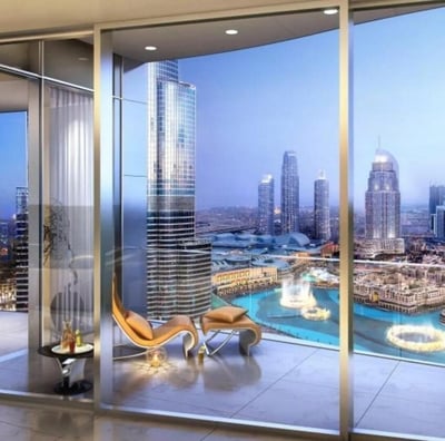 Penthouse with burj khalifa view