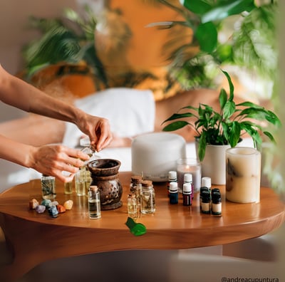 aromaterapia, dor, lombalgia, cefaléia, enxaqueca, ciclo feminino, infertilidade.