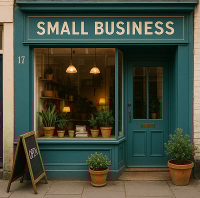 A store front of a small business