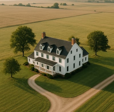 A large farm estate