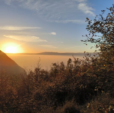 Petit salève / Vue sur le Jura