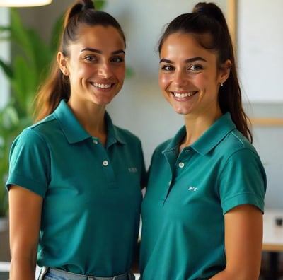 Uniformes de Camisa de Malha e Polos