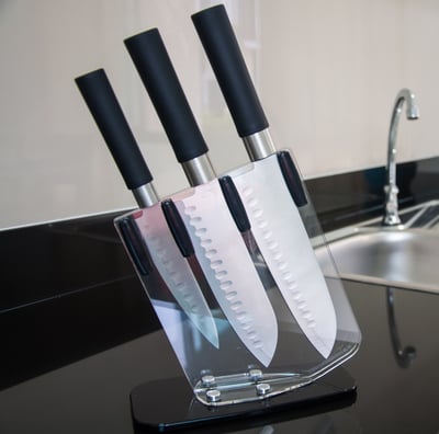 Showcasing Premium knife set by art of kitchen