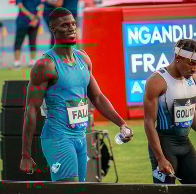 Portrait de Mouhamadou Fall avant sa course