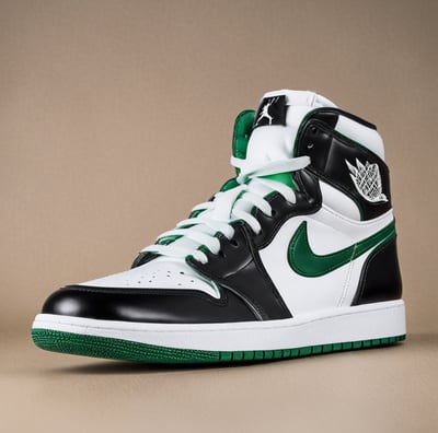 A blurry photo of a man walking through a forest