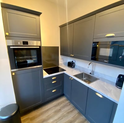 matt kitchen in edinburgh apartment