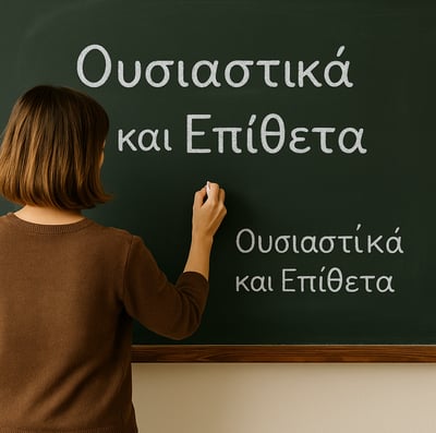 a woman is writing out on a chalkboard
