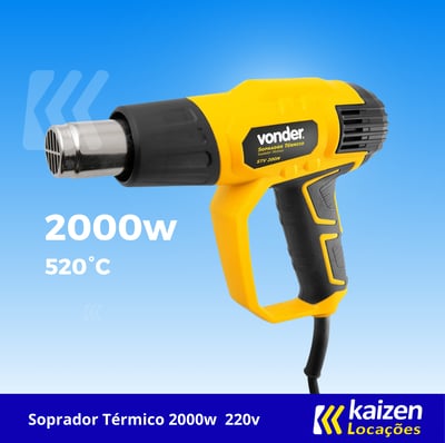 Soprador Térmico 2000w | Kaizen Locações